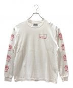 WASTED YOUTH×BUDWEISERウエステッド ユース×バドワイザー）の古着「Long Sleeve TEE」｜ホワイト