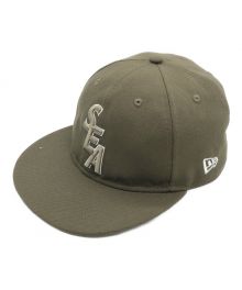 New Era×WIND AND SEA（ニューエラ×ウィンド アンド シー）の古着「キャップ」｜カーキ