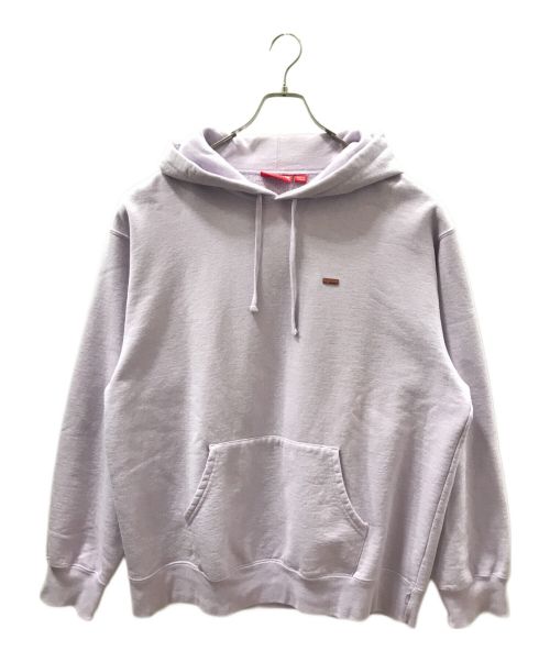 SUPREME（シュプリーム）Supreme (シュプリーム) Enamel Small Box Hooded Sweatshirt ラベンダー サイズ:Lの古着・服飾アイテム