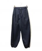 Adam et Ropeアダムエロペ）の古着「BOTANICAL DYED NYLON PANTS」｜ネイビー