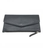 Maison Margielaメゾンマルジェラ）の古着「Leather zip-edge wallet」｜ブラック