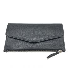 Maison Margiela（メゾンマルジェラ）の古着「Leather zip-edge wallet」｜ブラック