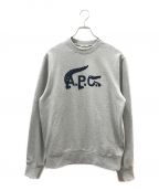 A.P.C.×LACOSTEアーペーセー×ラコステ）の古着「スウェット」｜グレー