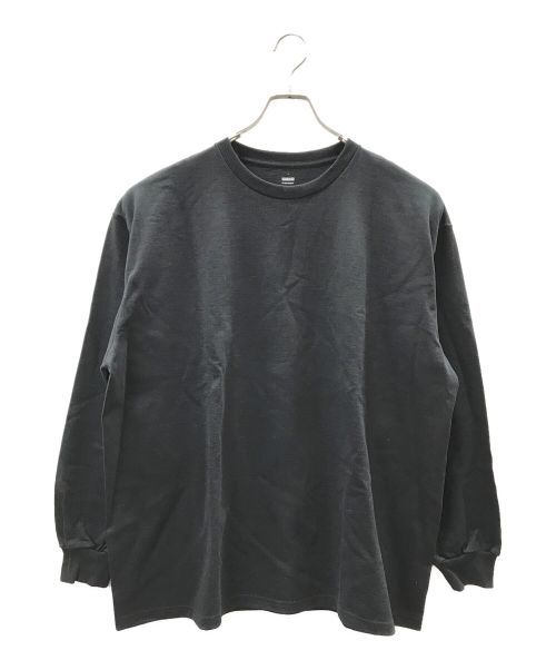 Graphpaper（グラフペーパー）Graphpaper (グラフペーパー) Heavy Weight L/S Oversized Tee ブラック サイズ:Sの古着・服飾アイテム