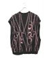 LAD MUSICIAN (ラッドミュージシャン) HIGH GAUGE WJQ KNIT CHAIN VEST ブラック サイズ:44：13000円