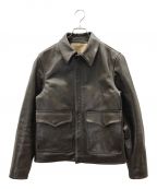 AVIREXアヴィレックス）の古着「EXPLORER JACKET -HORSEHIDE-」｜ブラウン