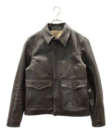 AVIREX（アヴィレックス）の古着「EXPLORER JACKET -HORSEHIDE-」｜ブラウン