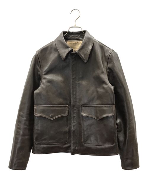 AVIREX（アヴィレックス）AVIREX (アヴィレックス) EXPLORER JACKET -HORSEHIDE- ブラウン サイズ:38の古着・服飾アイテム