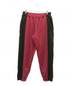 C.Eシーイー キャブエンプト）の古着「PANELED TWO TONE JOG PANTS」｜レッド