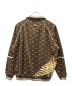 LRG (エルアールジー) Artistic Total Pattern asymmetry Line Design Track Jacket ブラウン サイズ:XXL：12000円