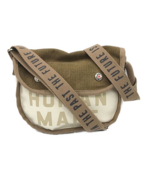 HUMAN MADE（ヒューマンメイド）HUMAN MADE (ヒューマンメイド) SHOULDER BAG ブラウン サイズ:下記参照の古着・服飾アイテム