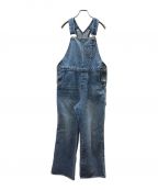 Spick and Spanスピックアンドスパン）の古着「51/2 FLARE LINE OVERALLS」｜ブルー