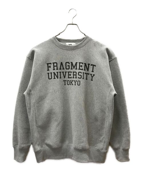 FRAGMENTS（フラグメント）FRAGMENTS (フラグメント) FRGMT UNV C／N SWEAT グレー サイズ:XLの古着・服飾アイテム