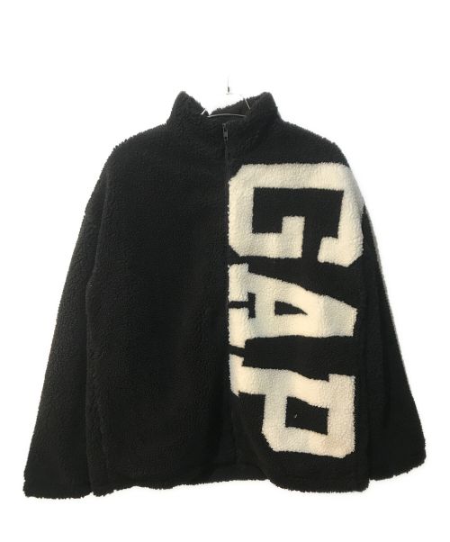 GAP（ギャップ）GAP (ギャップ) ビッグロゴボアジャケット ブラック サイズ:Lの古着・服飾アイテム