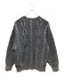 KAMIYA (カミヤ) Breached Cable Knit Sweater ネイビー サイズ:M 未使用品：23000円