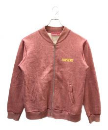 SUPREME（シュプリーム）の古着「スウェットジップブルゾン」｜レッド