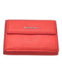 BALENCIAGA（バレンシアガ）の古着「コンパクトウォレット」｜レッド