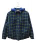 Supreme（シュプリーム）の古着「23AW TARTAN FLANNEL HOODED SHIRT BLUE」｜ブルー