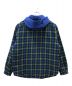 Supreme (シュプリーム) 23AW TARTAN FLANNEL HOODED SHIRT BLUE ブルー サイズ:L：20000円