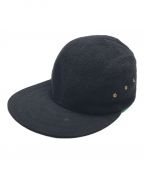 MANAGER IN TRANINGマネージャーイントレーニング）の古着「Reverse French Terry 4 Panel cap」｜ブラック