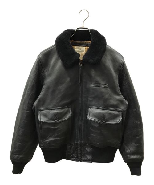 AVIREX（アヴィレックス）AVIREX (アヴィレックス) G-1 FLIGHT JACKET ANTIQUE LAMB ブラック サイズ:Mの古着・服飾アイテム