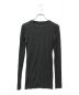 RICK OWENS（リックオウエンス）の古着「RIB LONG SLEEVE T-SHIRT」｜ブラック