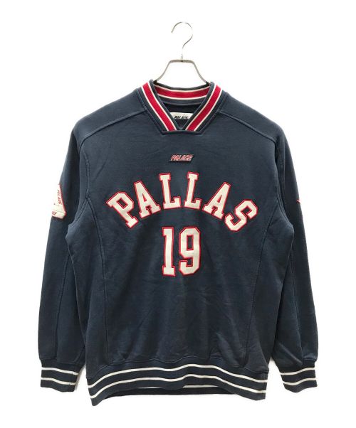 PALACE（パレス）PALACE (パレス) Palace Pallas Crew AW19 ネイビー サイズ:Mの古着・服飾アイテム