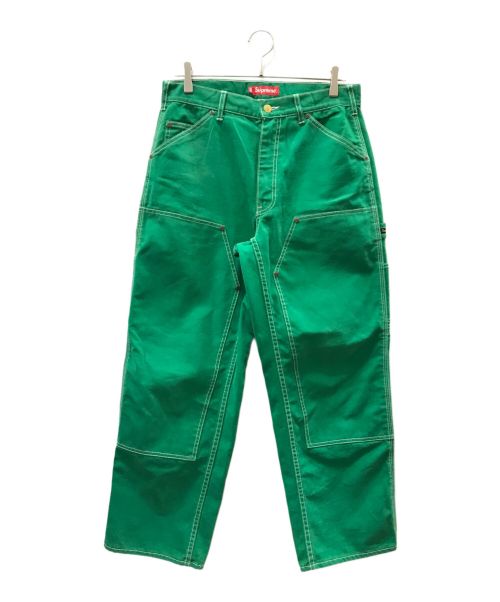 SUPREME（シュプリーム）SUPREME (シュプリーム) Double Knee Canvas Painter Pant グリーン サイズ:W30の古着・服飾アイテム