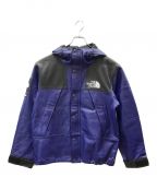 SUPREME×THE NORTH FACEシュプリーム×ザ ノース フェイス）の古着「18AW LEATHER MOUNTAIN JACKET」｜ブルー