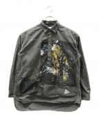 and wanderアンドワンダー）の古着「THE VOID CORDURA shirt」｜グレー