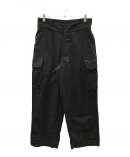 blurhms ROOTSTOCKブラームスルーツストック）の古着「Cotton Serge 47 Pants」｜ブラック