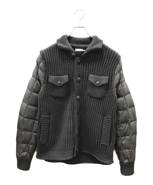 MONCLER（モンクレール）MONCLER (モンクレール) MAGLIONE TRICOT CARDIGAN ブラック サイズ:Mの古着・服飾アイテム