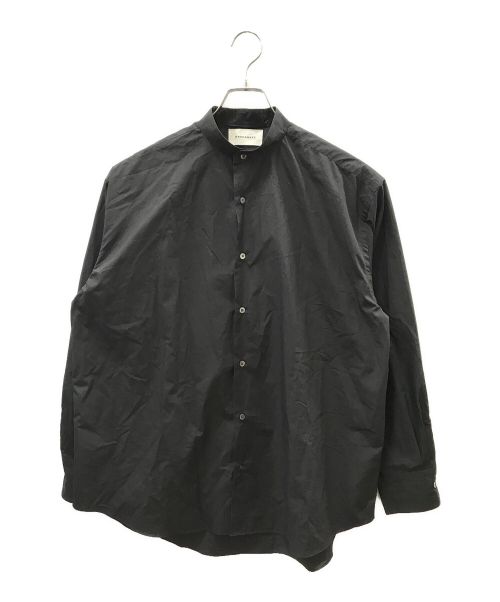 MARKAWARE（マーカウェア）MARKAWARE (マーカウェア) COMFORT FIT BAND COLLAR SHIRTS ブラック サイズ:1の古着・服飾アイテム