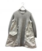 sacaiサカイ）の古着「Sponge Sweat MA-1 Dress」｜グレー