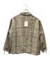 ANCELLM (アンセルム) DRAWING CHECK LINEN COVERALL ベージュ サイズ:1 未使用品：20000円