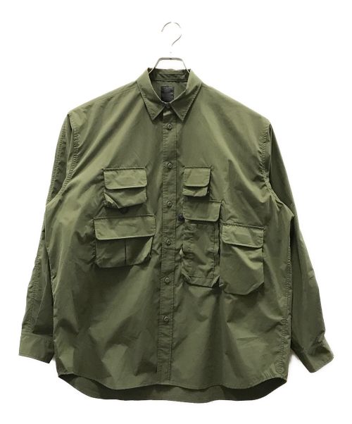 DAIWA PIER39（ダイワ ピア39）DAIWA PIER39 (ダイワ ピア39) TECH ANGLERS SHIRTS L/S カーキ サイズ:Mの古着・服飾アイテム