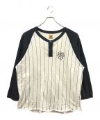 HUMAN MADEヒューマンメイド）の古着「24ss GIRLS DON'T CRY BASEBALL 3/4 TEE」｜ブラック