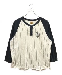 HUMAN MADE（ヒューマンメイド）の古着「24ss GIRLS DON'T CRY BASEBALL 3/4 TEE」｜ブラック