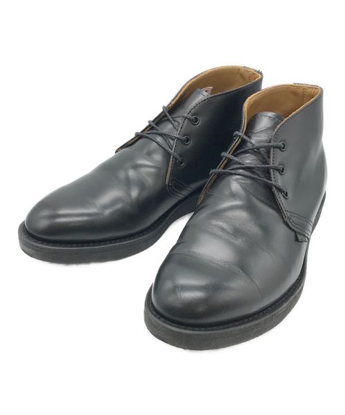 RED WING（レッドウィング）RED WING (レッドウィング) POSTMAN CHUKKA ブラック サイズ:27.5の古着・服飾アイテム