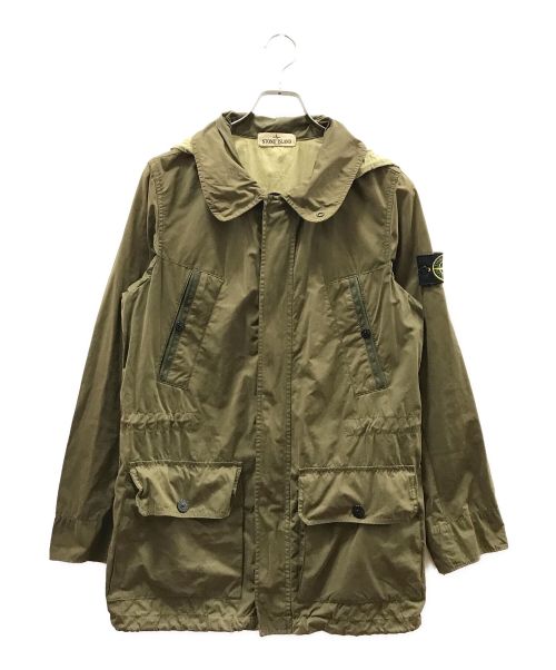 STONE ISLAND（ストーンアイランド）STONE ISLAND (ストーンアイランド) DAVID LIGHT OVD MILITARY PARKA カーキ サイズ:Sの古着・服飾アイテム