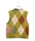 Supreme (シュプリーム) Brushed Argyle Zip Up Vest イエロー サイズ:S：27000円