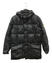 STONE ISLAND（ストーンアイランド）の古着「Long Crinkle Down Puffer Jacket」｜ブラック