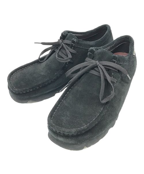 CLARKS（クラークス）CLARKS (クラークス) Wallabee GTX ブラック サイズ:24.5の古着・服飾アイテム