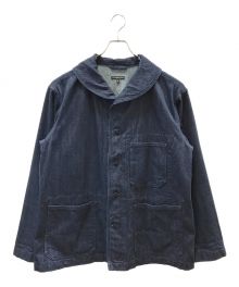 Engineered Garments（エンジニアド ガーメンツ）の古着「ヘチマ襟 ショールカラーデニムカバーオール」｜ブルー