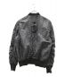 DIESEL (ディーゼル) ダメージ加工MA1 ブラック サイズ:M：15000円