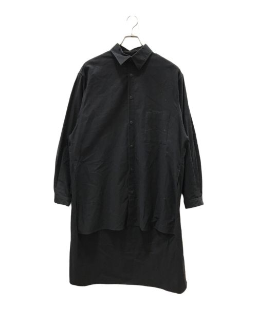 YOHJI YAMAMOTO（ヨウジヤマモト）YOHJI YAMAMOTO (ヨウジヤマモト) スタッフシャツ ブラック サイズ:FREEの古着・服飾アイテム