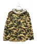 A BATHING APE（アベイシングエイプ）の古着「シャークカモフラシャツパーカー」｜ベージュ