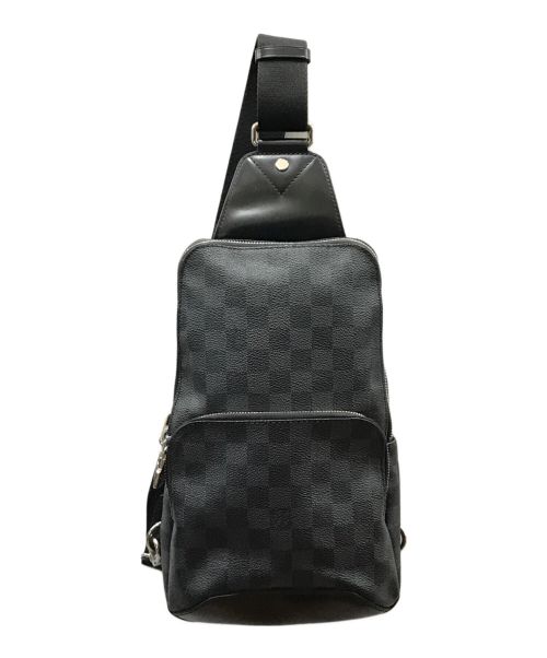 LOUIS VUITTON（ルイ ヴィトン）LOUIS VUITTON (ルイ ヴィトン) アヴェニュースリングバッグ ブラック サイズ:下記参照の古着・服飾アイテム