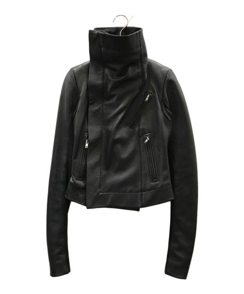 RICK OWENS（リックオウエンス）RICK OWENS (リックオウエンス) Vegetal Leather Classic Biker Jacket ブラック サイズ:38の古着・服飾アイテム