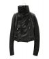 RICK OWENS（リックオウエンス）の古着「Vegetal Leather Classic Biker Jacket」｜ブラック